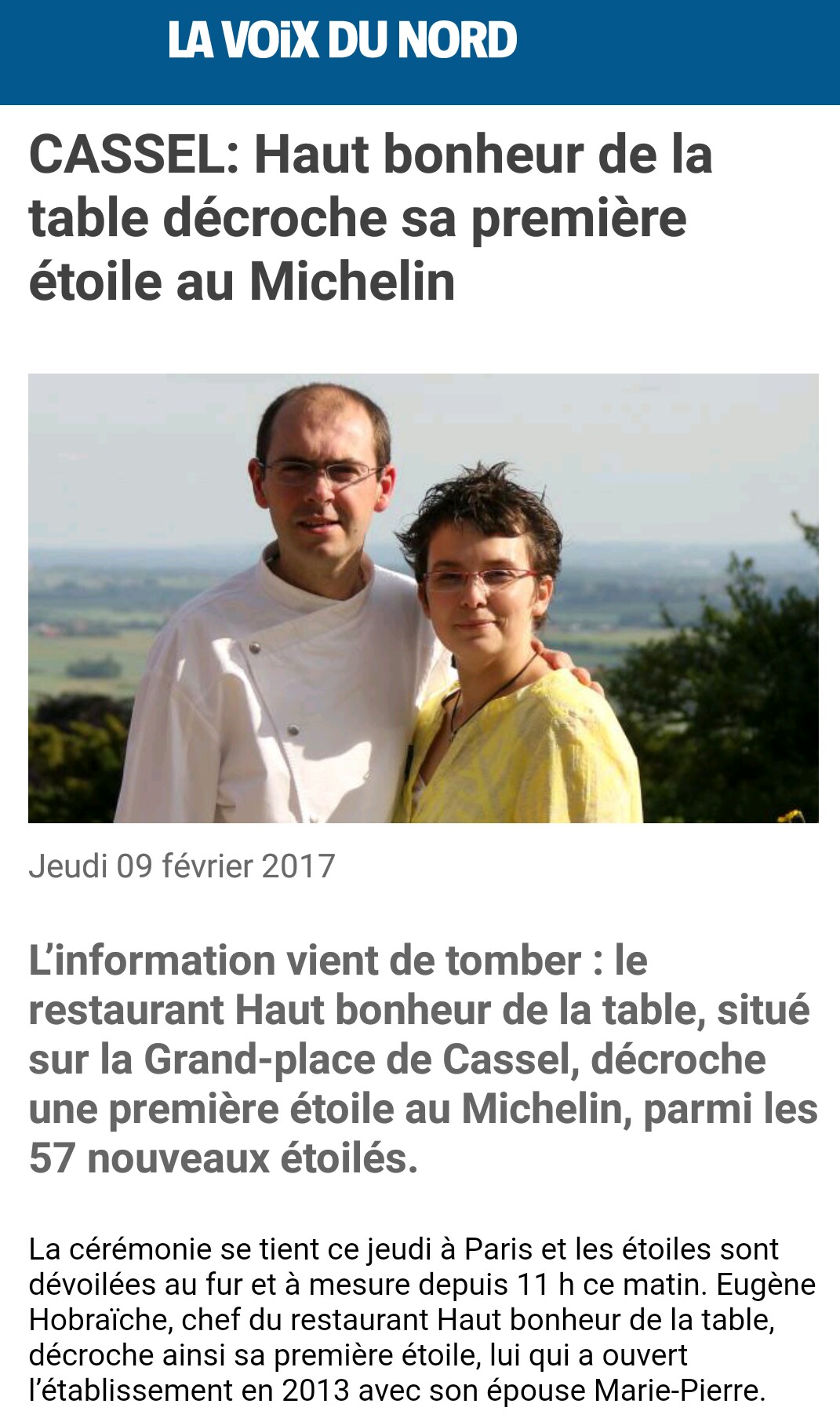 Voix du nord michelin
